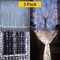 300 LED Curtain Fairy Lights — 12 Strand, Indoor/Outdoor, Multi-Mode
